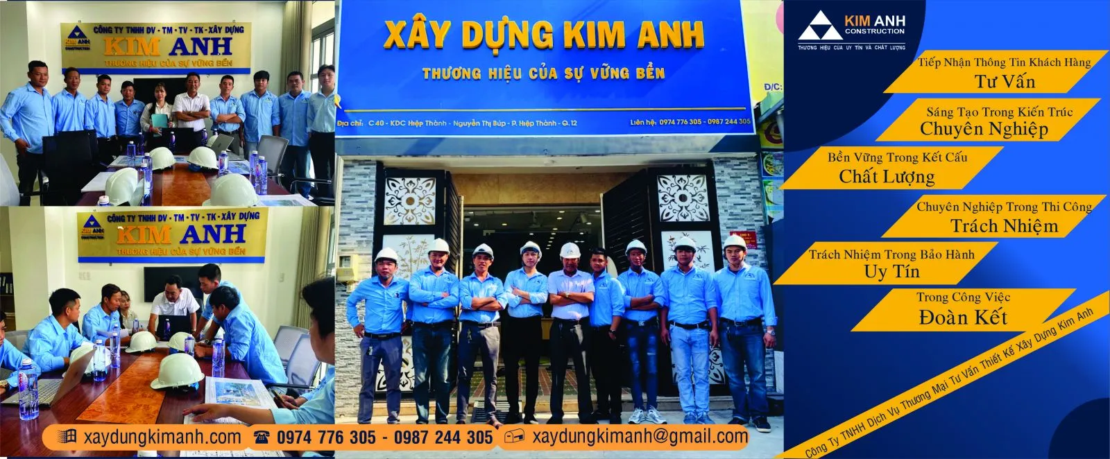 Xây Dựng Kim Anh: Công ty xây nhà quận bình tân