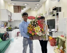 Bà La Hải Mân hạnh phúc chia sẻ về thương hiệu Xây Dựng Kim Anh