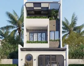 Top 30+ mẫu nhà phố đẹp, đơn giản, hiện đại, HOT nhất 2025