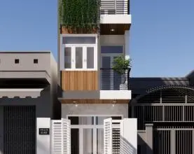 Dự án thi công xây nhà trọn gói 3 tầng hiện đại tại Quận Bình Thạnh