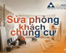 Sửa phòng khách chung cư: Hướng dẫn toàn diện để lột xác không gian sống đón đầu 2026