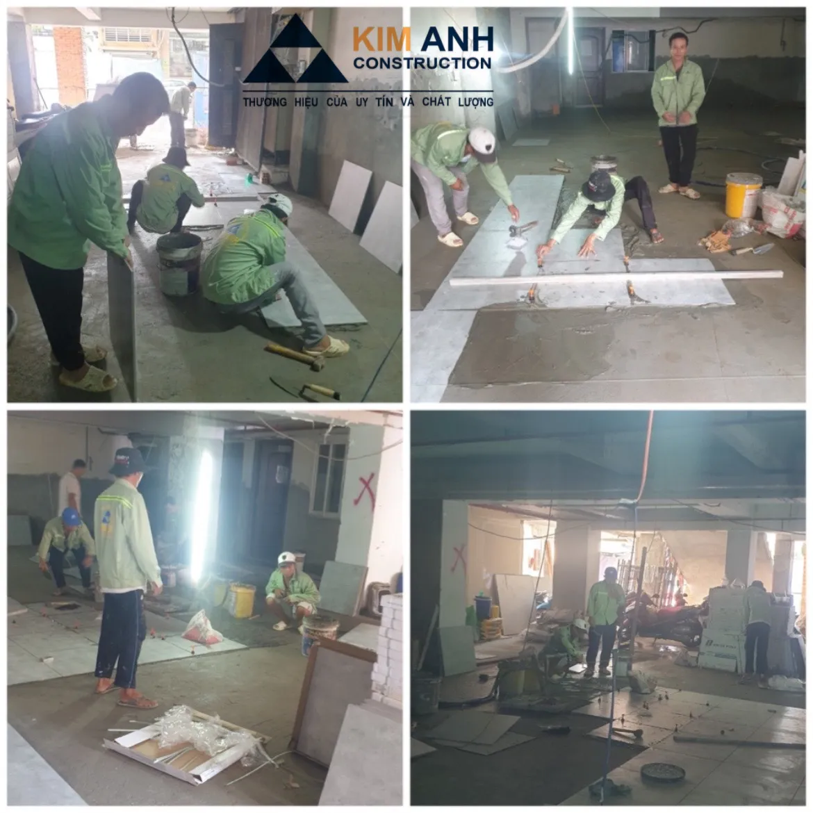 C&ocirc;ng t&aacute;c thi c&ocirc;ng cải tạo c&aacute;c hạng mục b&ecirc;n trong.