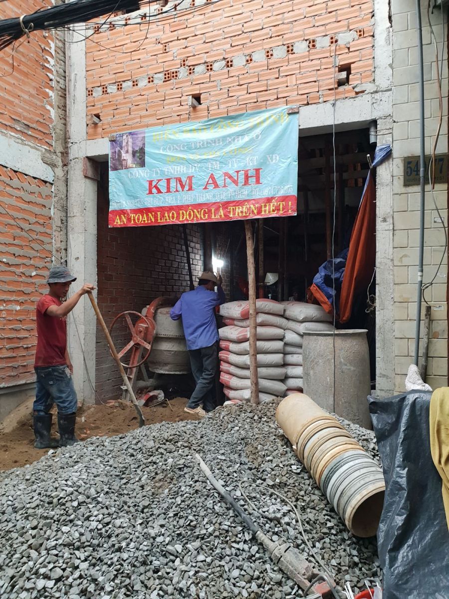 Xây Dựng Kim Anh thi công xây dựng nhà tại quận 3