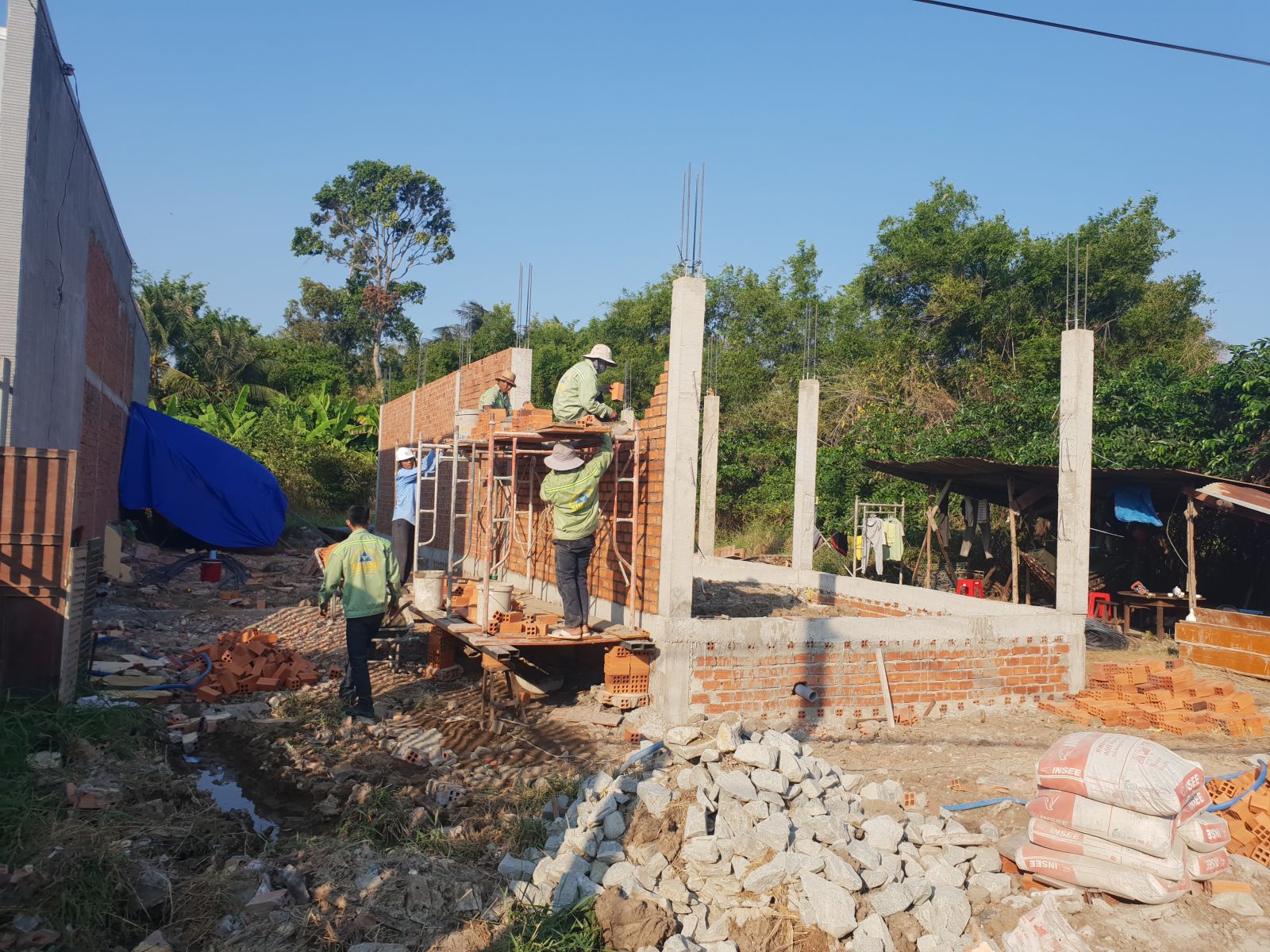 Thi công sắt thép nhà trọn gói Cần Giuộc - Xây Dựng Kim Anh