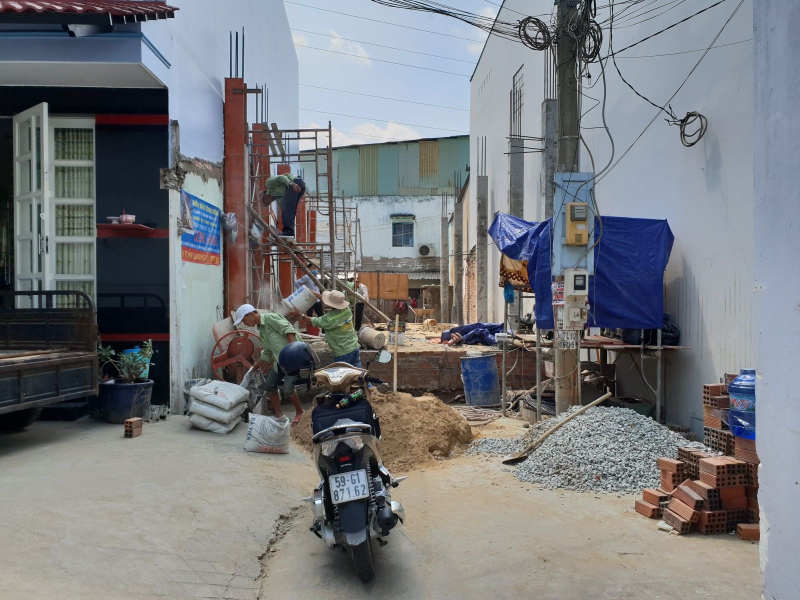 Thiết kế và thi công nhà phố 5x20 - Xây Dựng Kim Anh