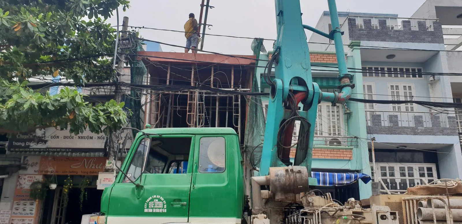 Thiết kế v&agrave; thi c&ocirc;ng nh&agrave; phố 5x20 - X&acirc;y Dựng Kim Anh