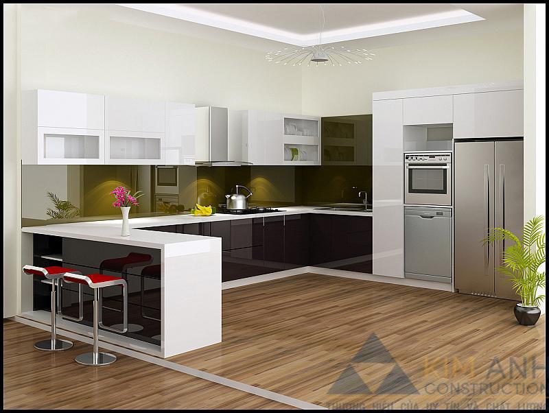 Bếp không được đặt gần bồn rửa - Xây Dựng Kim Anh