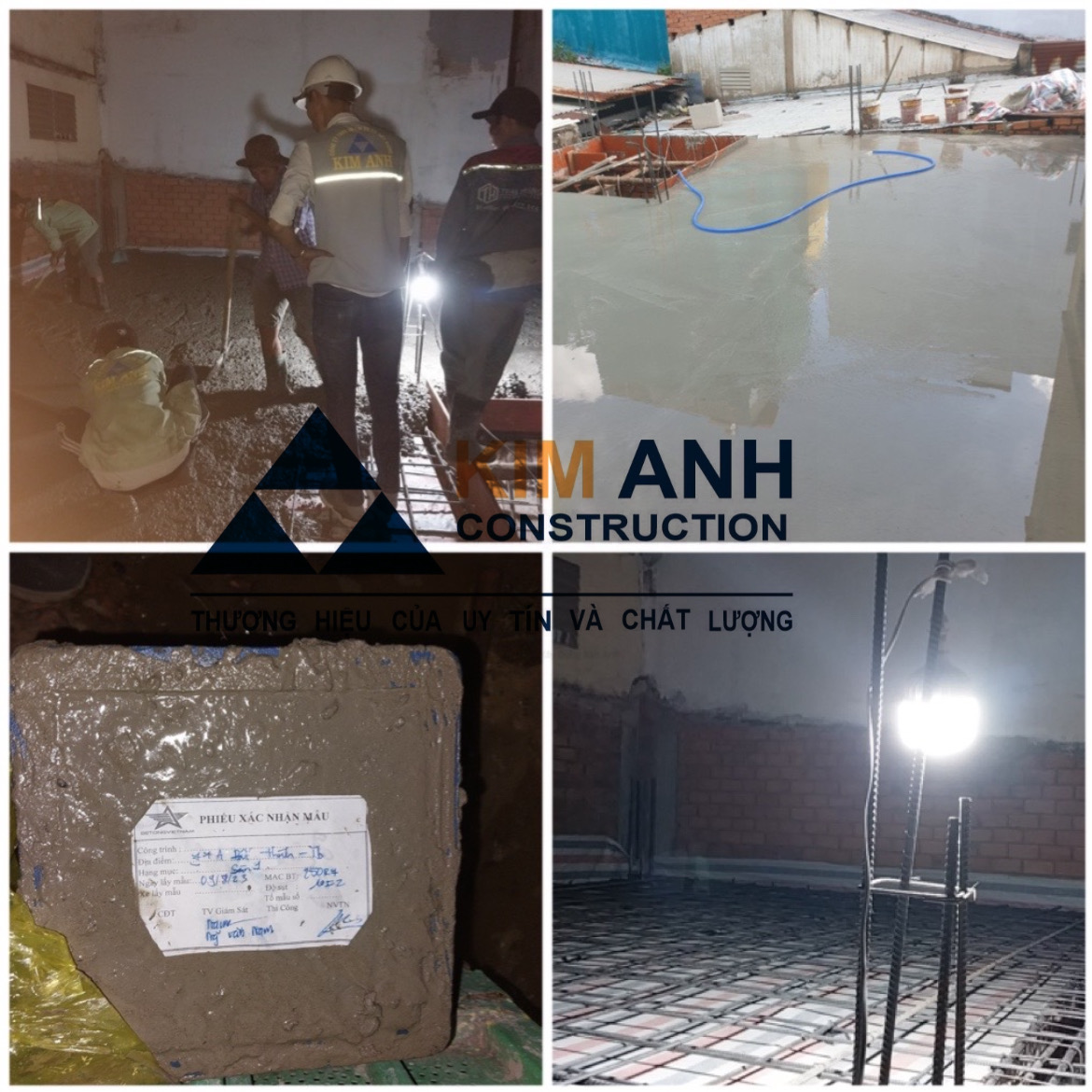 Thi công sàn lầu 1 nhà trọn gói Quận Tân Bình - Xây Dựng Kim Anh