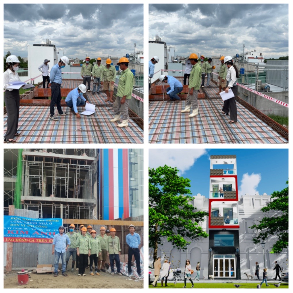 Thiết kế, và thi công trọn gói nhà phố 4 tầng hiện đại Nguyễn Ảnh Thủ, Quận 12.