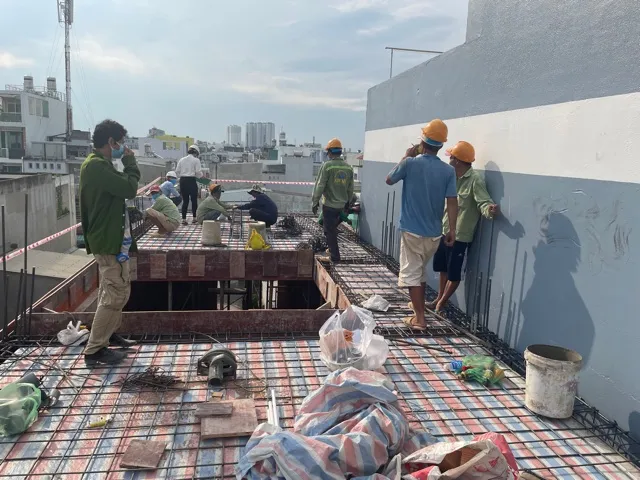 X&acirc;y tường bao che nh&agrave; phố B&igrave;nh T&acirc;n - X&acirc;y Dựng Kim Anh