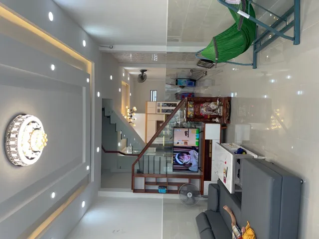 Ph&ograve;ng kh&aacute;ch&nbsp;hiện đại, tinh tế nh&agrave; Thạnh Xu&acirc;n, Quận 12 - X&acirc;y Dựng Kim Anh