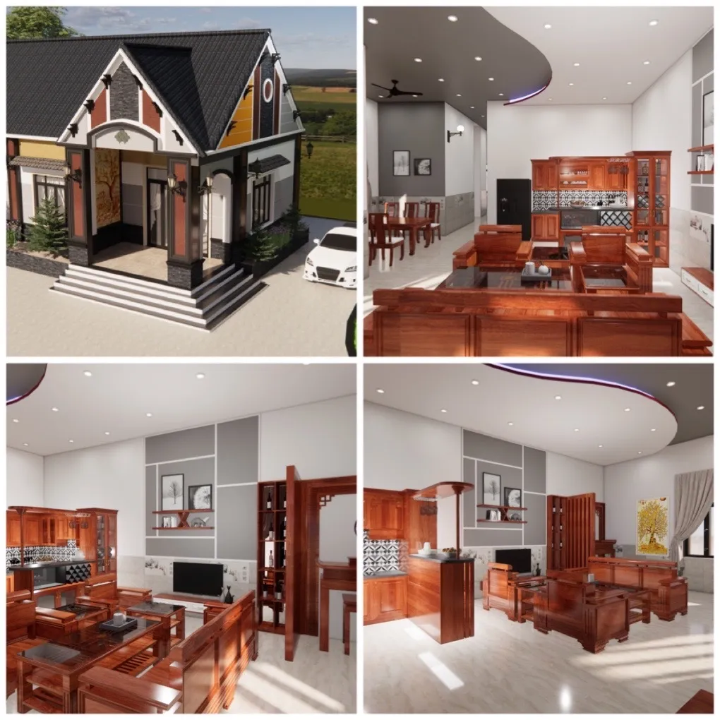 nh&agrave; cấp 4 đẹp