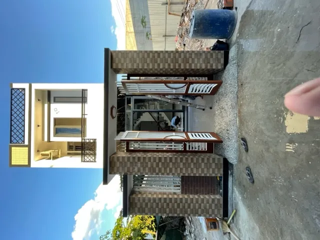 Ng&ocirc;i nh&agrave; 1 trệt 1 lầu khang trang tại Thạnh Xu&acirc;n sau khi được b&agrave;n giao.