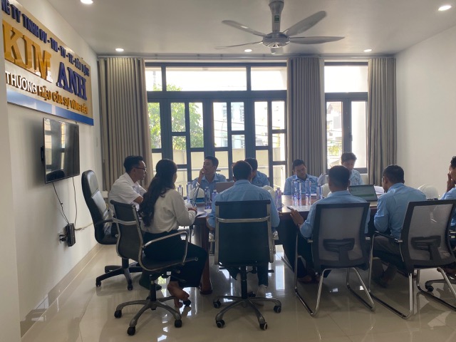 Đội ngũ Xây Dựng Kim Anh thi công tại Gò Vấp