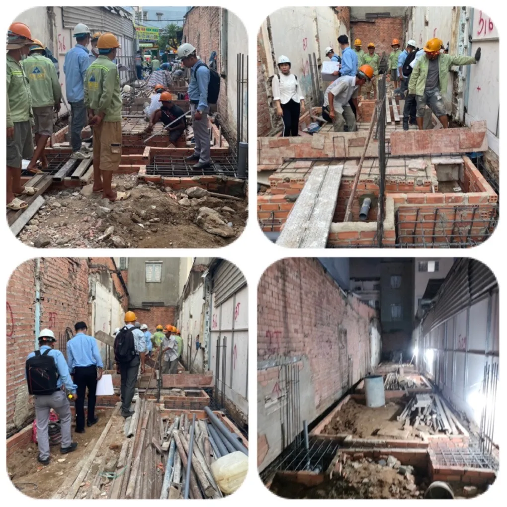 Thi c&ocirc;ng m&oacute;ng nh&agrave; phần th&ocirc; Phường 17 G&ograve; Vấp - xaydungkimanh.com