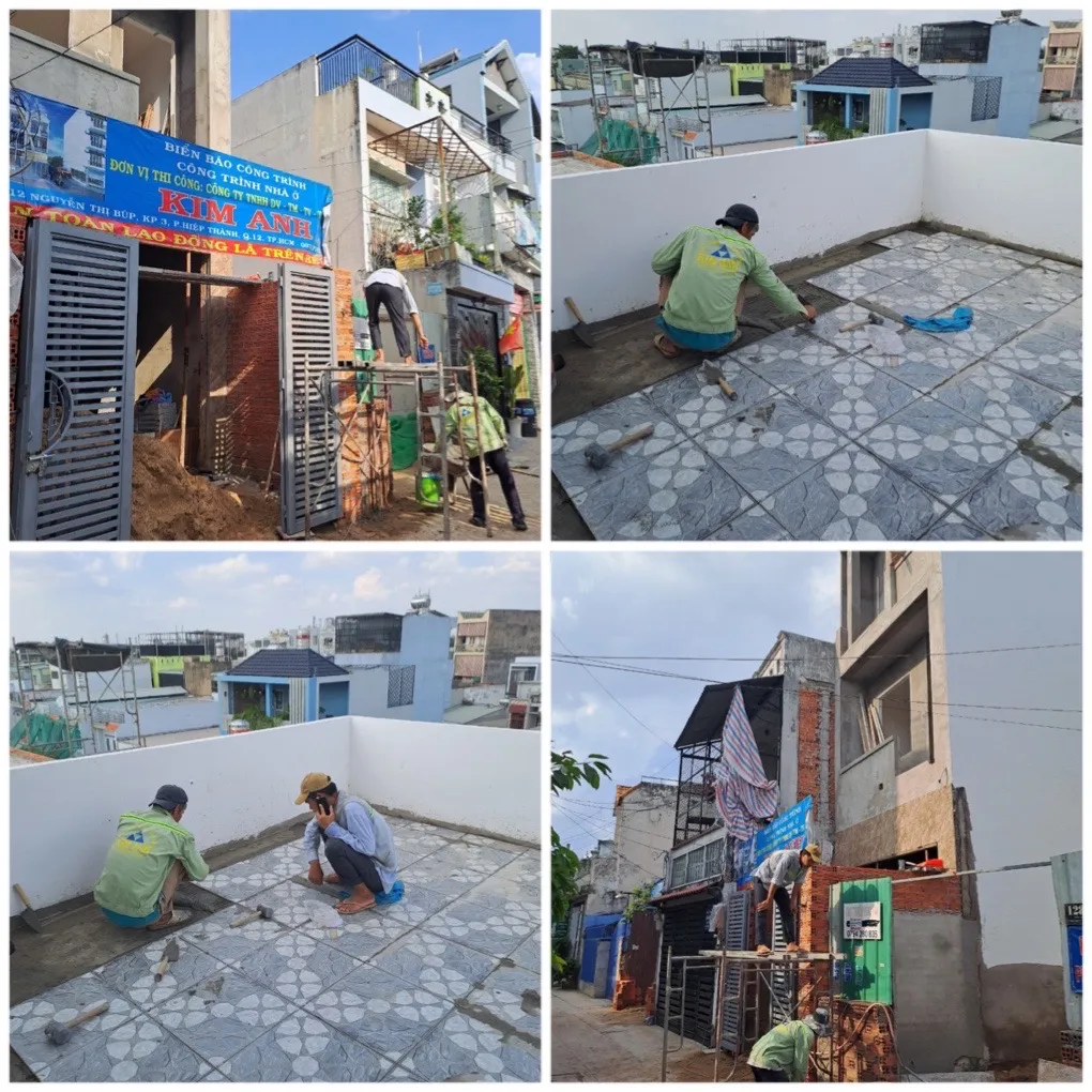 Ốp l&aacute;t gạch nền v&agrave; tường nh&agrave; B&igrave;nh T&acirc;n - X&acirc;y Dựng Kim Anh