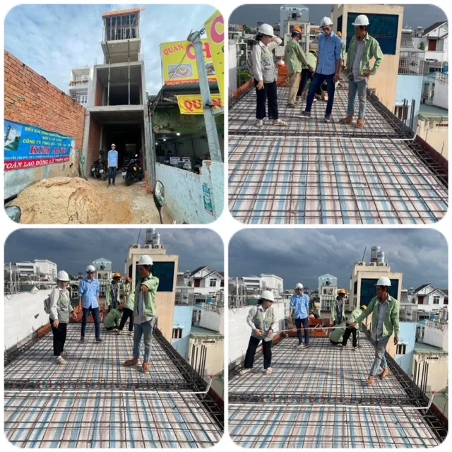 Kiểm tra th&eacute;p s&agrave;n tầng 3 nh&agrave; phố G&ograve; Vấp - X&acirc;y Dựng Kim Anh