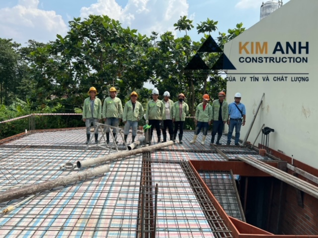 Giám sát thi công kết cấu sàn nhà phố Hóc Môn - xaydungkimanh.com