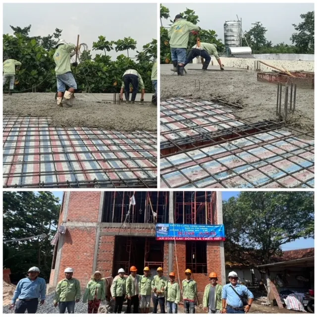 Hoàn thành xây nhà phần thô Nhị Bình, Hóc Môn - xaydungkimanh.com