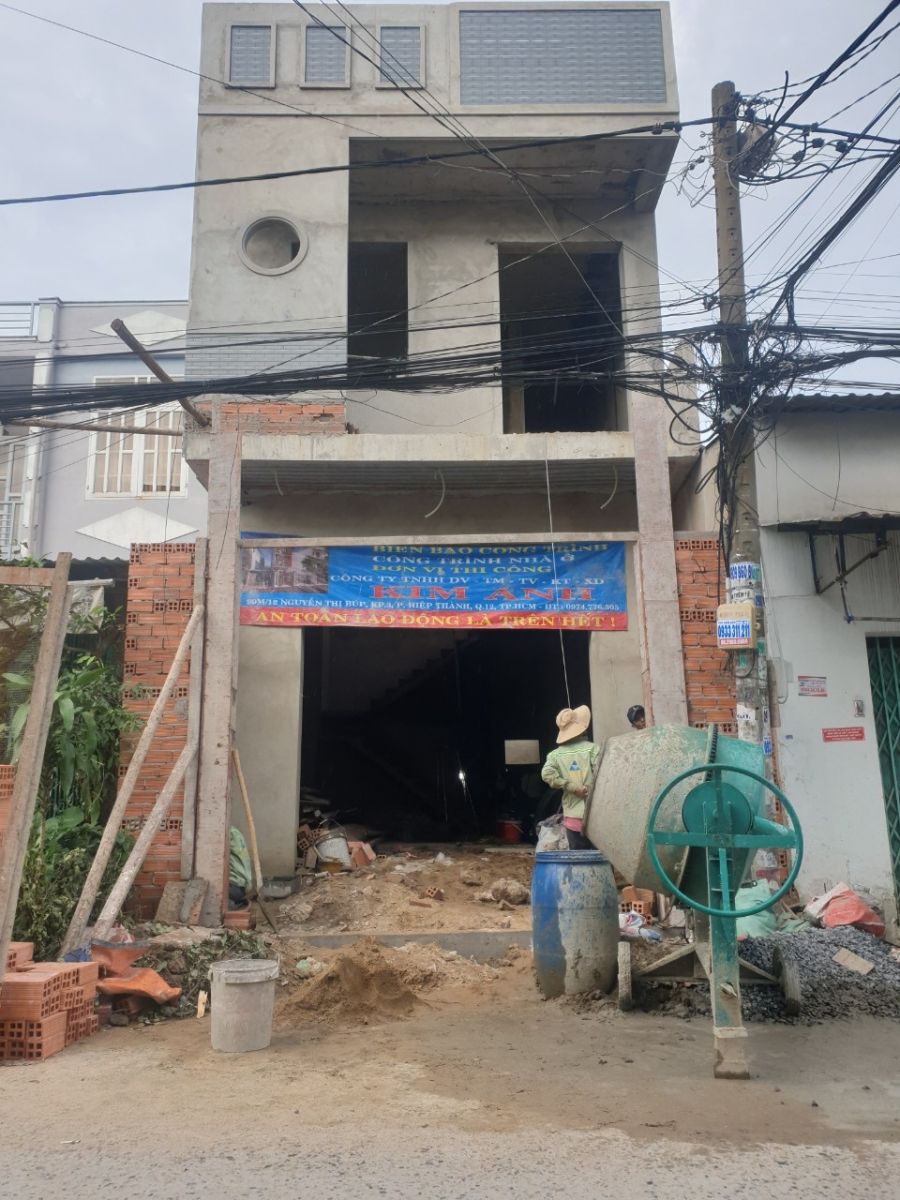 Giai đoạn hoàn thiện dự án xây nhà trọn gói Huyện Bình Chánh