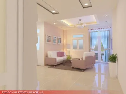 Kiến tr&uacute;c mặt tiền nh&agrave; Thạnh Mỹ Lợi - X&acirc;y Dựng Kim Anh