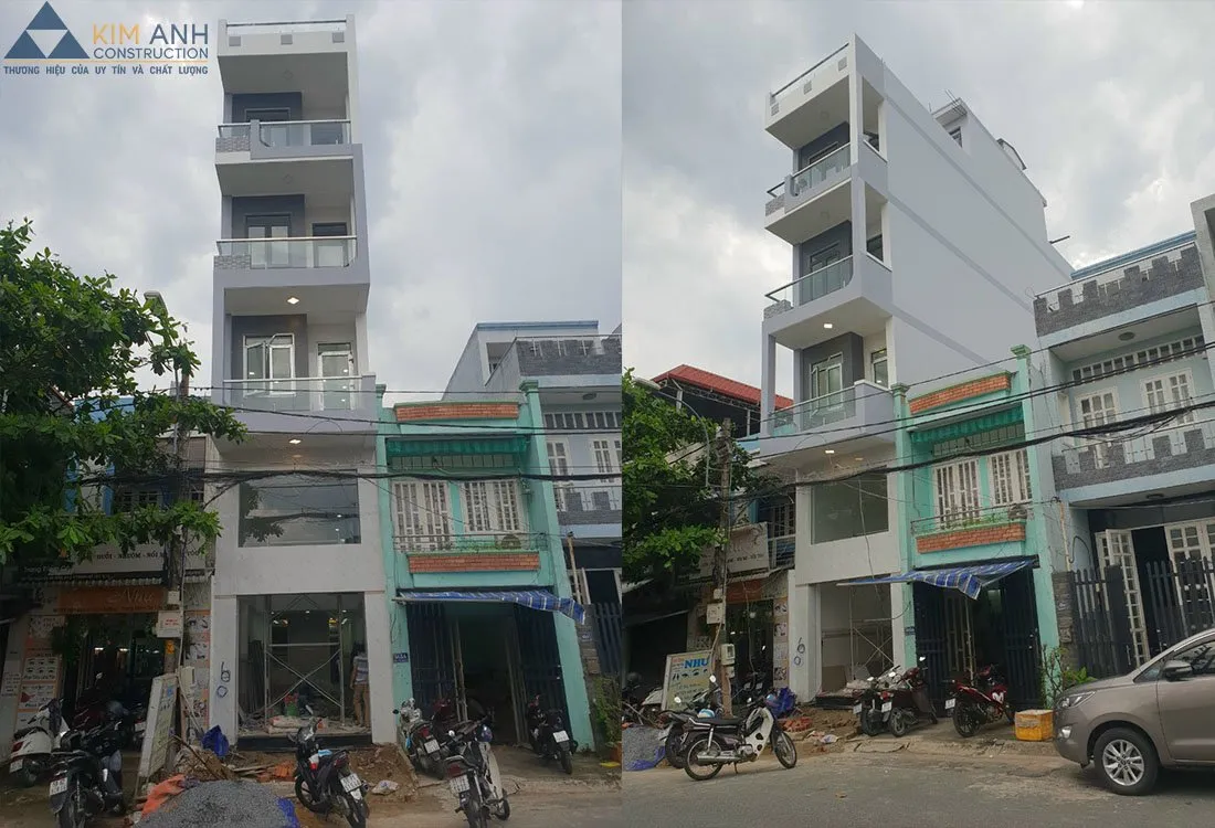 Ngôi nhà hoàn thiện với vẻ ngoài bề thế, nội thất tiện nghi, sẵn sàng chào đón gia đình Ông Dũng vào sinh sống.