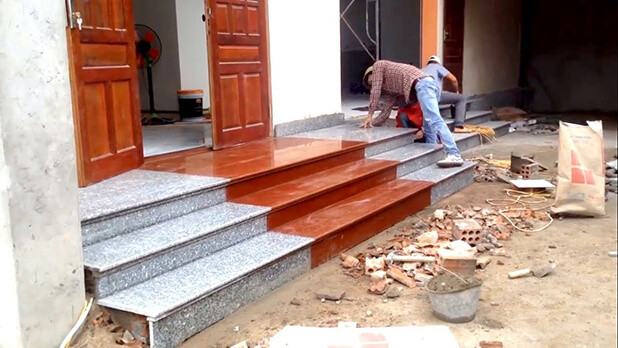 thi công đá hoa cương