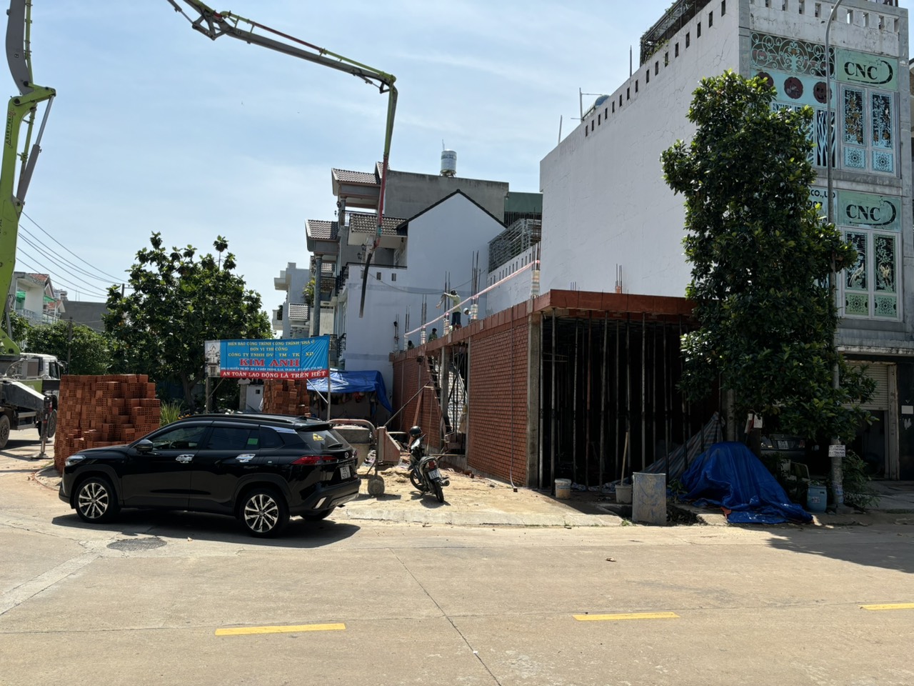 dự án xây nhà 3 tầng TX Dĩ An-xaydungkimanh.com