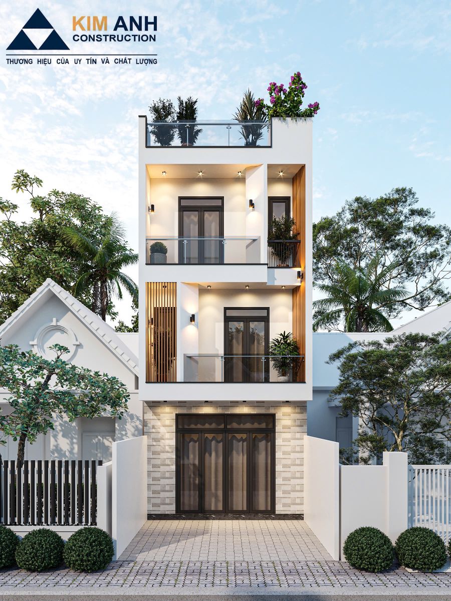 Mẫu nhà ống 2 tầng - Mẫu mới 6