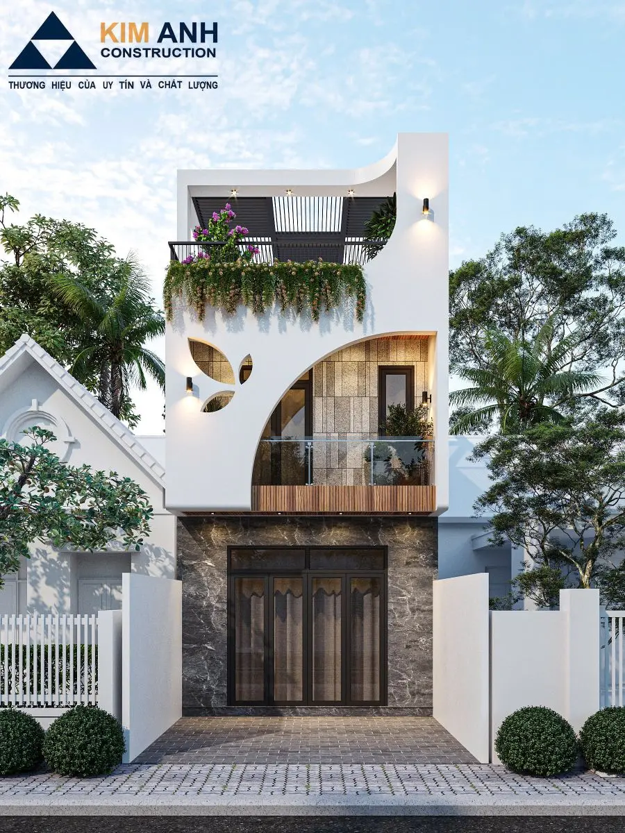 Mẫu nh&agrave; ống 2 tầng - Mẫu mới 2