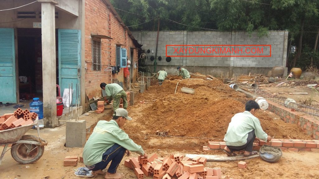 Thi công phần móng nhà 2 tầng trọn gói tại Bình Dương - Xây Dựng Kim Anh