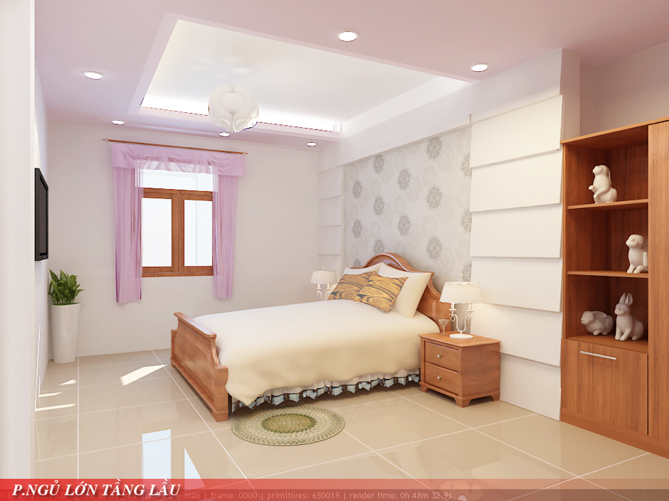 Hình ảnh phòng ngủ sau hoàn thiện dự án sửa chữa cải tạo tại Củ Chi