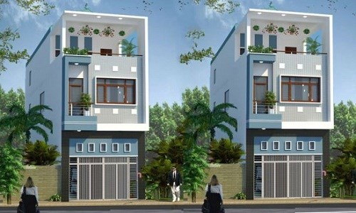 Mẫu nhà phố đẹp không tốn kém năm 2018