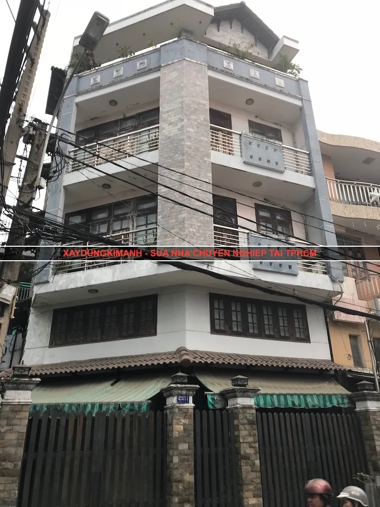 Mặt tiền nh&agrave; B&aacute;c Hiệp sau khi sửa chữa ho&agrave;n th&agrave;nh - 423/74 Lạc Long Qu&acirc;n, Q11