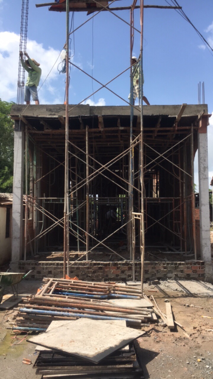 Dự án xây nhà một trệt một lầu, mái ngói tại Đức Hòa, Long An