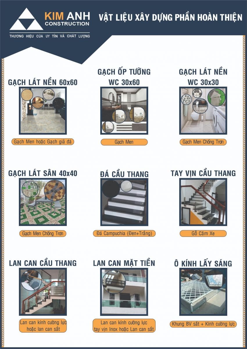 Vật liệu xây dựng dùng trong lĩnh vực sửa chữa