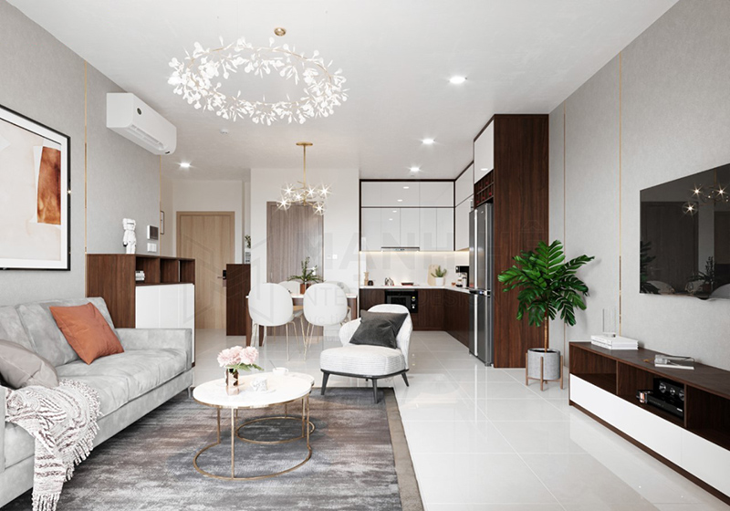 Trần thạch cao phẳng