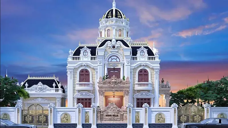 Mẫu biệt thự cổ điển - Xây Dựng Kim Anh
