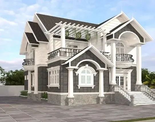 Mẫu biệt thự mini - Xây Dựng Kim Anh