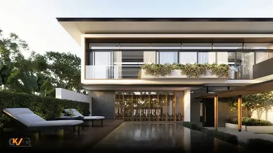 Mẫu biệt thự nghĩ dưỡng - Xây Dựng Kim Anh