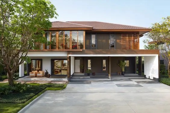 Mẫu biệt thự sân vườn - Xây Dựng Kim Anh