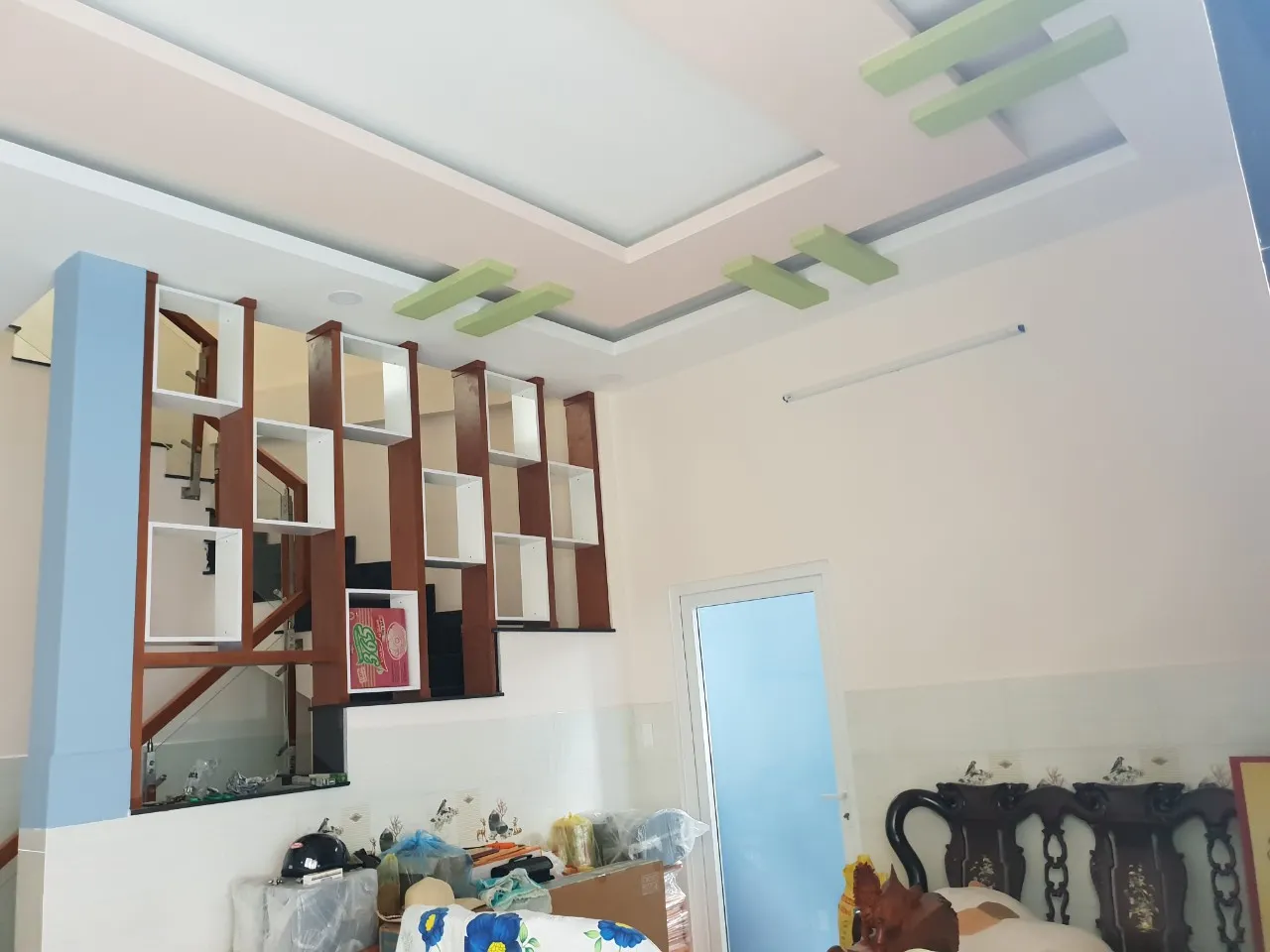 Khu vực cầu thang, nh&agrave; WC nh&agrave; Quận 12 , TP HCM - X&acirc;y Dựng Kim Anh