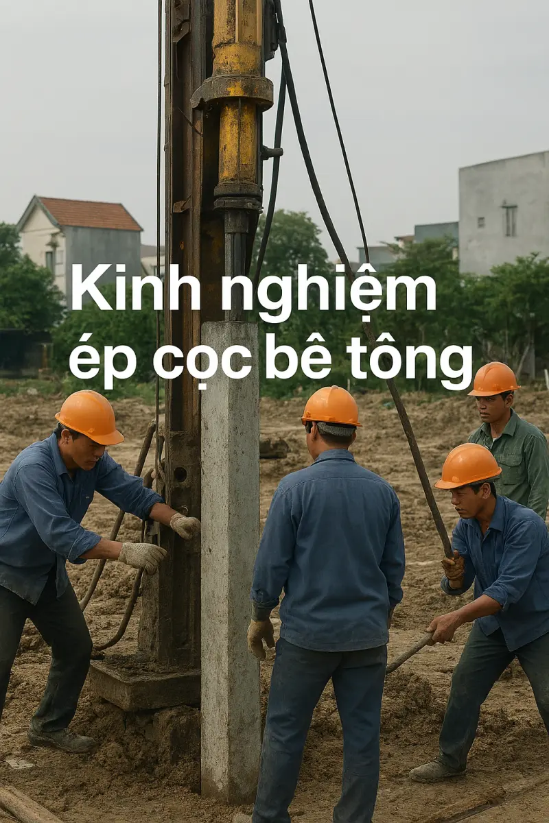 7 kinh nghiệm &eacute;p cọc b&ecirc; t&ocirc;ng