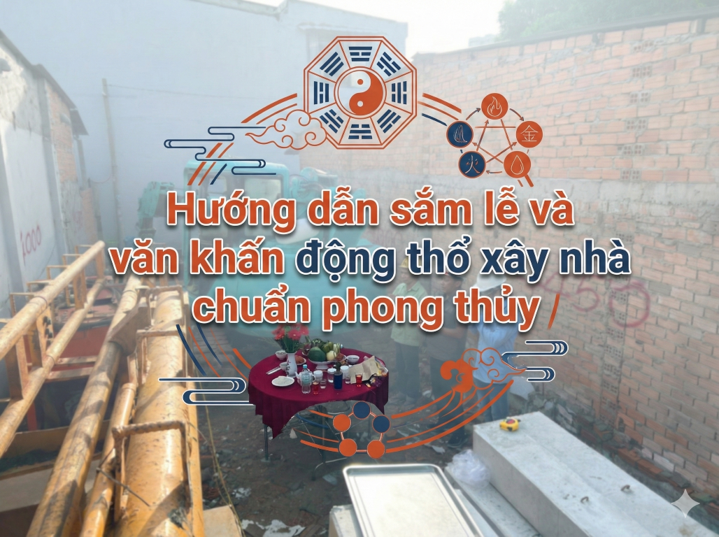 lễ cúng động thổ xây nhà
