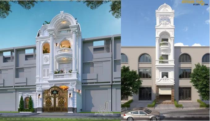 Phong c&aacute;ch kiến tr&uacute;c t&acirc;n cổ điển l&agrave; g&igrave;?-xaydungkimanh.com