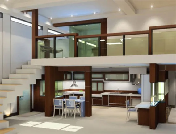 Mẫu nh&agrave; cấp 4 g&aacute;c lửng