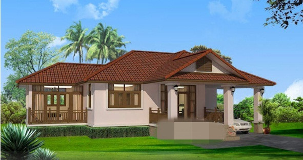 Mẫu nhà vườn cấp 4 đẹp