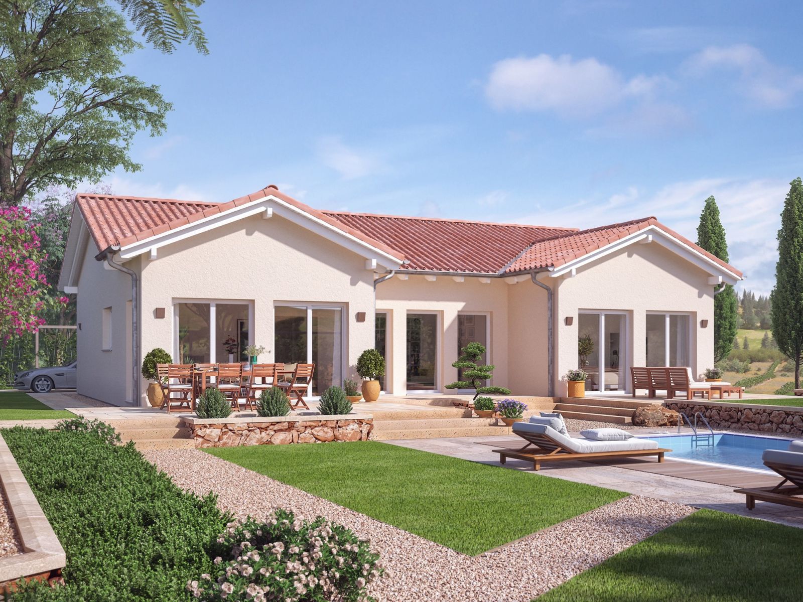 Mẫu nhà vườn cấp 4 đẹp