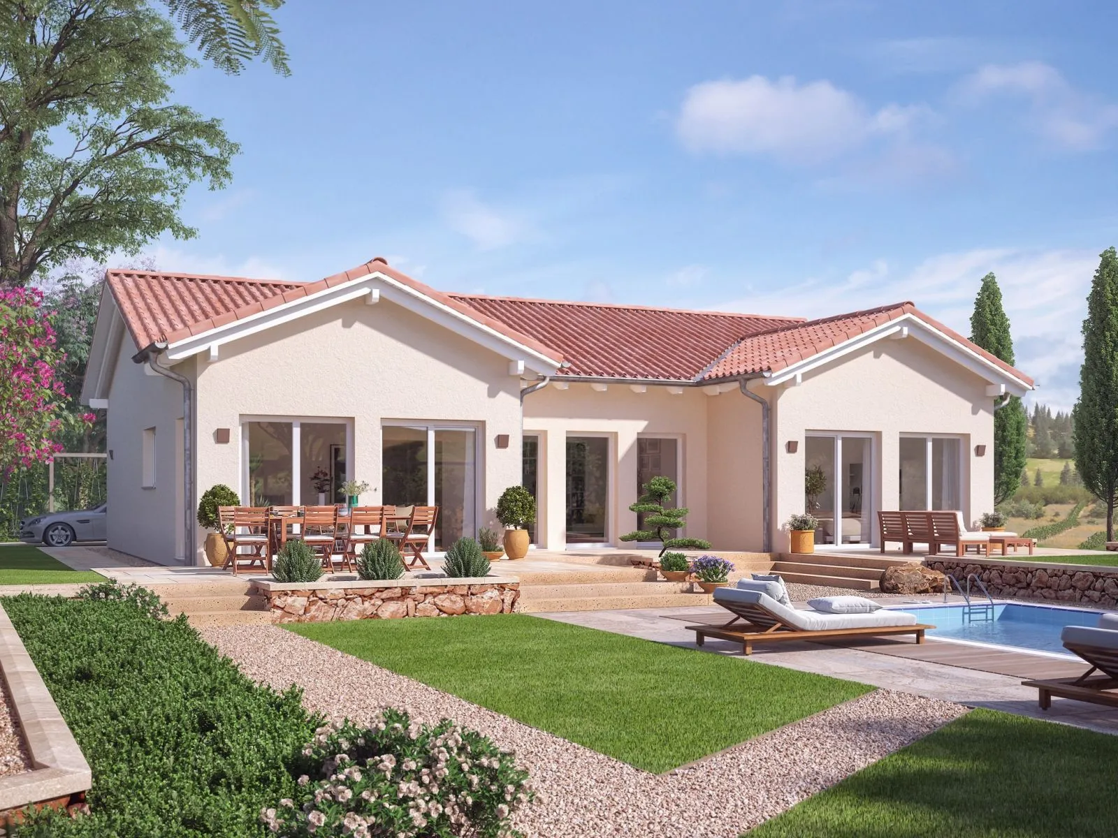 Mẫu nh&agrave; vườn cấp 4 đẹp