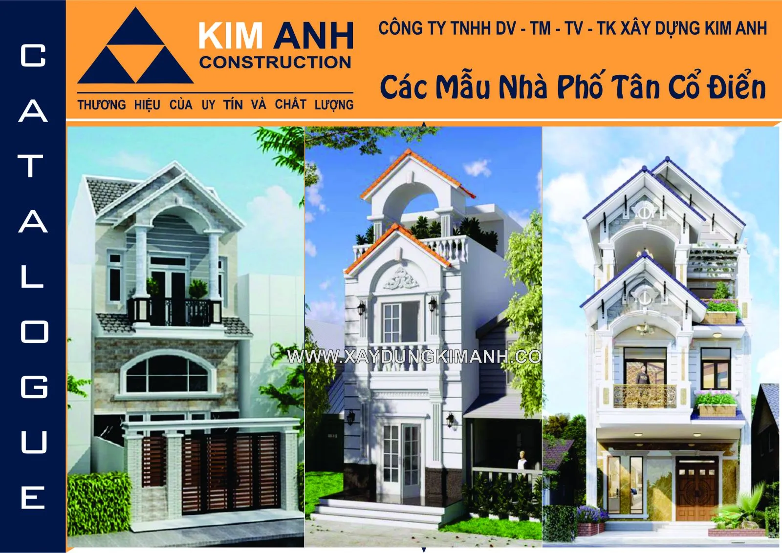 Mẫu nh&agrave; 1 trệt 2 lầu t&acirc;n cổ điển